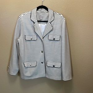 Chico’s knit jacket, size 16/18. Excellent condition.